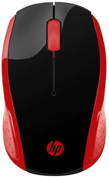 Миша HP 200, WL, червоний (2HU82AA)