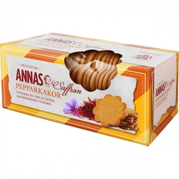 Пряники імбирні ANNAS з шафраном, 150 г Annas_safran_150