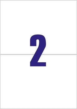 Набор этикеток самоклеящихся 7dayslabel матовые 100 листов А4 210х148,4 мм Белые (19117)