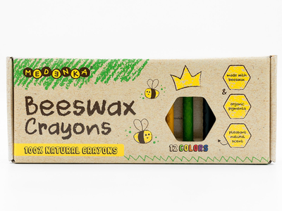 Zestaw kolorowych ołówków Medenka Classic z wosku pszczelego 12 szt (3830083220050)