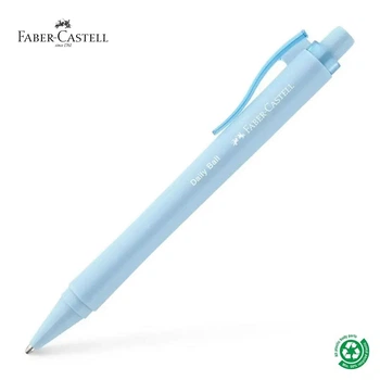 Кулькова ручка Faber-Castell Daily Ball XB Sky Blue, корпус небесно-блакитний, стрижень синій 1,0 мм