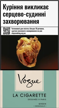 Блок цигарок Vogue La Cigarette Green x 10 пачок (4820001987379)