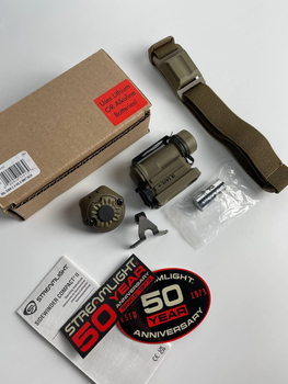 Ліхтар Streamlight Sidewinder Compact II, повний комплект, колір - койот