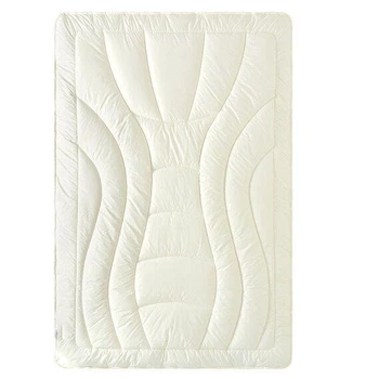Одеяло IDEIA WOOL PREMIUM зимнее двуспальное 175х210 овечья шерсть 100%, хлопок 100% молочное
