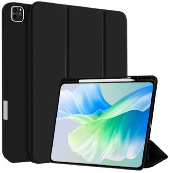 Etui z klapką 4smarts Folio Case Basic do Apple iPad Pro 11" Black (4252011909216)