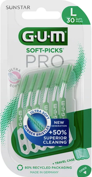Набор межзубных щеток GUM SoftPicks Pro размер L в блистере 30 шт (7630019905879)