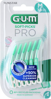 Набор межзубных щеток GUM SoftPicks Pro размер М в блистере 30 шт (7630019905855)