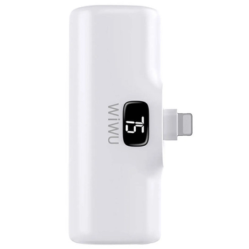 Портативний зарядний пристрій Power Bank WIWU Wi-P017-L Lightning 5000 mAh White