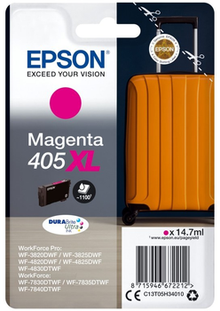 Tusz do drukarek Epson 405XL C13T05H34010 14.7 ml Magenta