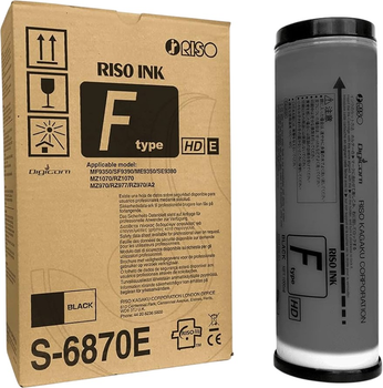 Zestaw tuszy Riso S-6870E HD 2x1000 ml Black