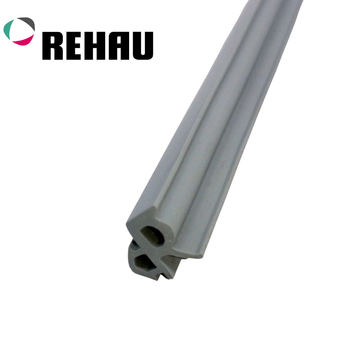 Уплотнительная резина стеклопакета REHAU серая для металлопластиковых окон и дверей 865550