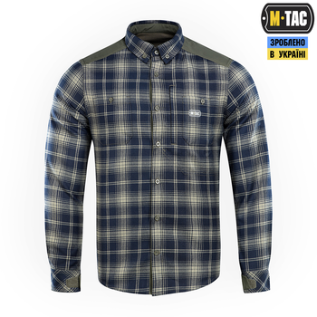 Сорочка M-Tac Redneck Shirt Olive/Navy Blue S/L 20072001-S/L