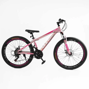 Велосипед спортивный 26" Corso Pulsar Shimano 13" Розовый (164799)