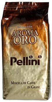 Kawa ziarnista Pellini Aroma Oro o niskim poziomie zawartości kofeiny 1 kg (8001685026004)