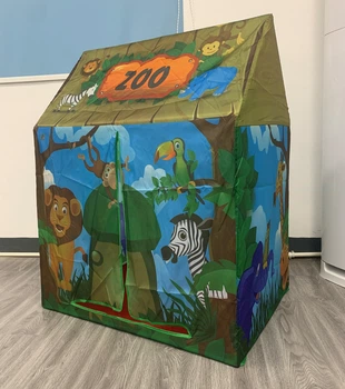 Детская игровая палатка Zoo | Зоопарк для мальчиков и девочек, каркас 103х93х70 см с сумкой