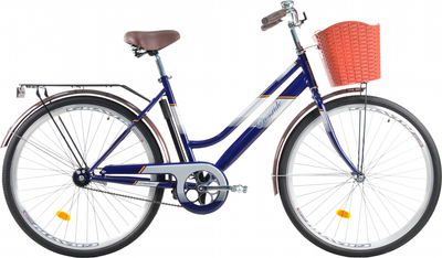 Велосипед Crossride Comfort-D 28" 20" 2024 Синий (0928-С)