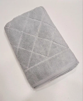 Полотенце махровое лицевое 50*90 Cestepe Microcotton Cерое