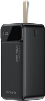 УМБ Choetech 50000mAh 22.5W PD QC3.0 Black (B732)