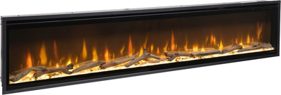 Електрокамін з обігрівом Dimplex Ignite Evolve 74 (EVO1800) з дровами, кристалами скла, 194 см (DimplexEVO1800)