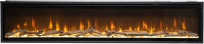 Електрокамін з обігрівом Dimplex Ignite Evolve 74 (EVO1800) з дровами, кристалами скла, 194 см (DimplexEVO1800)