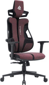 Геймерское кресло Cyberlux V8 Fabric Red (GM-V8 FR)