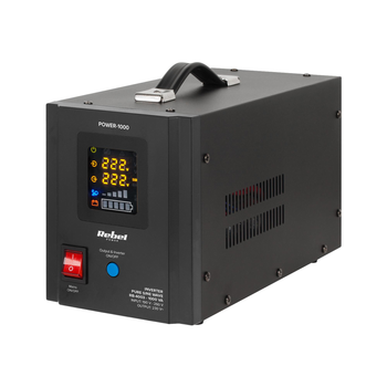 ДБЖ Rebel POWER-1000 12V 1000VA/700W для котла чорний