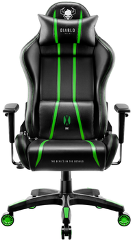 Игровое кресло Diablo X-One 2.0 Normal Size Black/Green (5902560337082)