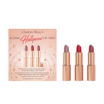 Набор мини-помад Charlotte Tilbury Iconic Hollywood Lip Trio Travel Size