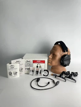 Активные наушники Ops-Core AMP Headset + комплект, Black