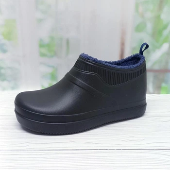 Галоши мужские садовые утеплённые Dago Style 43 27.5 см чёрные 35087