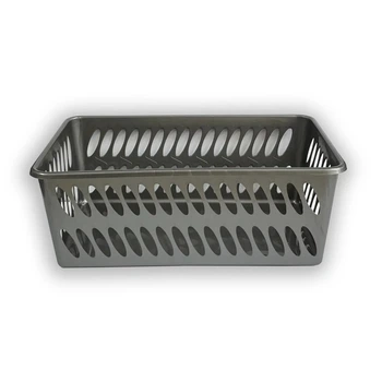Корзинка 6,5л, універсальна, прямокутна ММ-Пласт сірий SE-MMPlast-KosMM-21