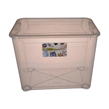 Контейнер 70л, для зберігання "Easy Box" Ал-Пластик прозорий SE-AlPlast-eas-70