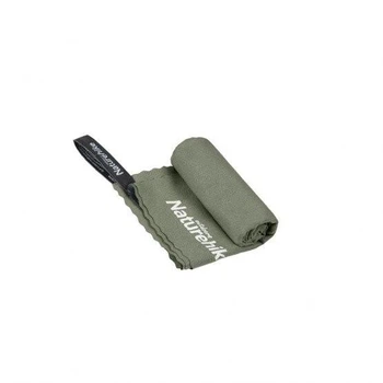 Рушник Naturehike MJ01 Ultralight 80х40 оливковий, рушник для кемпінгу