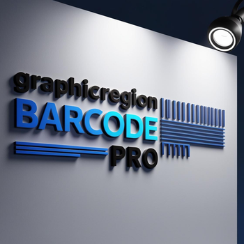 GraphicRegion Barcode Pro: Генератор штрих-кодів (Безтермінова ліцензія, 1 ПК) для комерційного використання