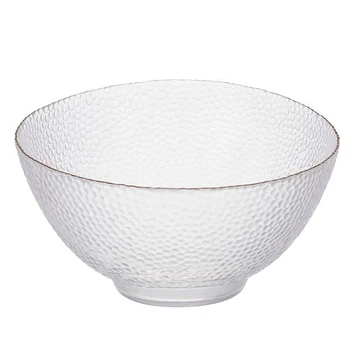 Салатник стеклянный прозрачный Flora Bauble D-22 см. 28405