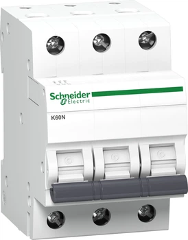 Wyłącznik nadprądowy Schneider Electric 3P B 16A 6kA AC K60N (A9K01316)