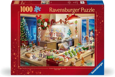 Пазл Ravensburger Happy Mischief Christmas Щасливі пустощі 1000 шт. (12000718)