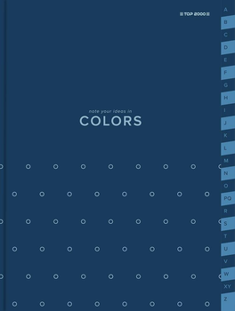 Zestaw notatników Top 2000 Colors w kratkę A5 96 arkuszy Niebieski 5 szt (5904017410454)