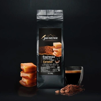 Кава мелена Jacoffee Карамель 500 грамів