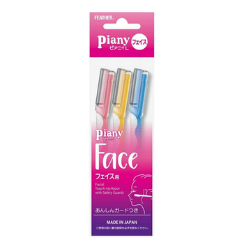 Жіночі станки для обличчя Piany Feather Piany L Face Razor, 3 шт