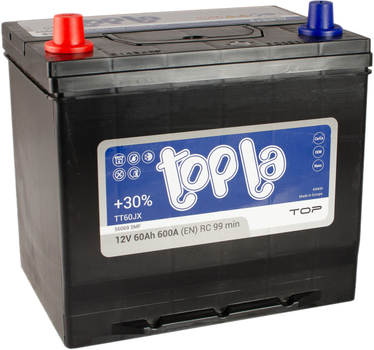 Автомобильный аккумулятор Topla 60Ah/12V Top/Energy Japan (1) 56069 (118 960)