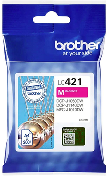 Картридж Brother LC421M Magenta (4977766810388)