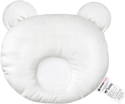 Подушка Sonex Teddy Біла 30х32 см + Наволочка Блакитна (SO102491)