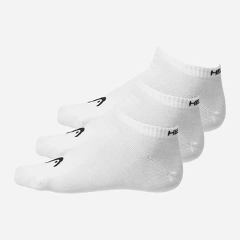 Набор мужских носков коротких хлопковых HEAD All Sports Training Sneaker 3P 701229018-002 43-46 3 пары Белый (8720245770422)