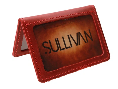 Обкладинка для водійських документів прав посвідчення ID паспорта SULLIVAN odd3(4) червона