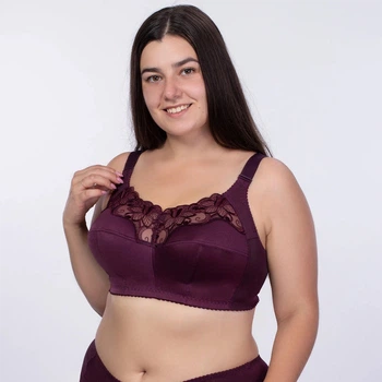 Бюстгальтер без кісточок з м'якими чашками Elita, 249, Сливовий, 100D