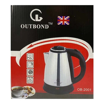 Электрочайник Outbond OB-2001 с объемом 2 литра и мощностью 1850 Вт.
