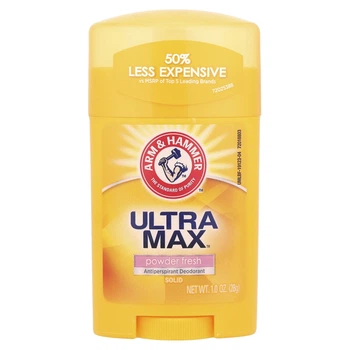 UltraMax, Антиперспірант, твердий дезодорант, для жінок, порошок Fresh, Arm & Hammer, 1,0 унція (28 г)