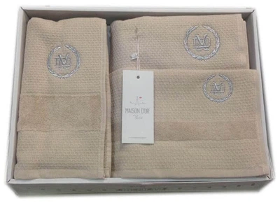 Набор полотенец Maison D'or Bonni Beige 30x50, 50x100, 70x140