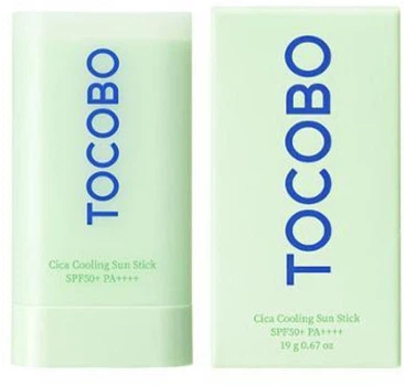 Сонцезахисний стік TOCOBO Cica Cooling Sun Stick SPF50+ PA++++ із охолоджуючим ефектом 18 г (8809835060454)
